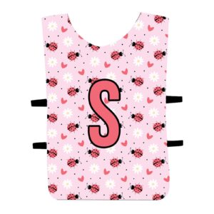 Set of 7 Netball Bibs - Sports Bibs - Ladybug