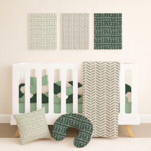 Handcrafted custom cot bedding set, featuring personalized printed and premium hypo-allergenic baby safe fabric, designed for elegant nursery décor. Cinnamon and Spice