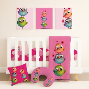 Handcrafted custom cot bedding set, featuring personalized printed and premium hypo-allergenic baby safe fabric, designed for elegant nursery décor. Cinnamon and Spice