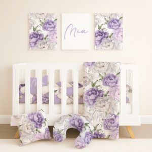 Handcrafted custom cot bedding set, featuring personalized printed and premium hypo-allergenic baby safe fabric, designed for elegant nursery décor. Cinnamon and Spice