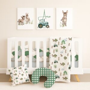Handcrafted custom cot bedding set, featuring personalized printed and premium hypo-allergenic baby safe fabric, designed for elegant nursery décor. Cinnamon and Spice