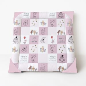 Winnie the Pooh Pink Patchwork | Themed Nursery Floor Playmat | Cinnamon & Spice South Africa Enhance your baby’s playtime and rest with our versatile Baby Playmat. Designed for comfort and functionality, this playmat features a soft, cushioned surface ideal for tummy time, which helps strengthen your baby’s muscles and improve motor skills.