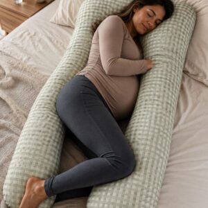 Pregnancy Pillow - Green Checkered