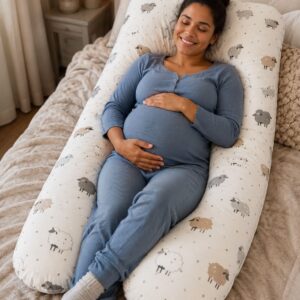 Pregnancy Pillow - Sheep Neutral