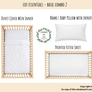 Cot Essentials Combo | Basic Combo 2 | Cinnamon & Spice South Africa Cot Essentials Combo | Basic Combo 2